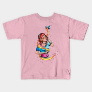Retro 80's Teenager (PB) Kids T-Shirt